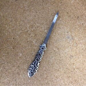 Brighton Silver-Tone Ornate Letter Opener